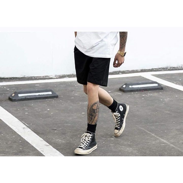 [XẢ KHO] Quần Short kaki trơn Basic kiểu dáng Unisex chỉ 99K