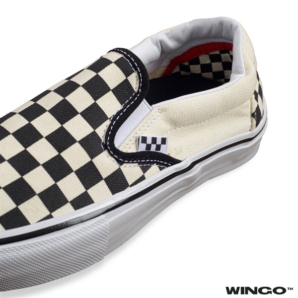 Vans Slip On Skateboarding Checkerboard Black White
