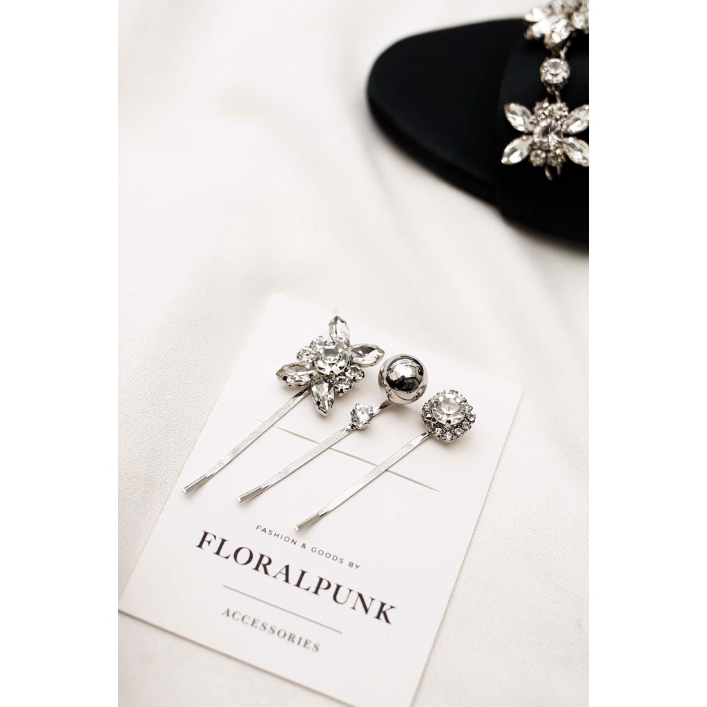 Phụ kiện Floralpunk set kẹp tóc Flower Hair Pin
