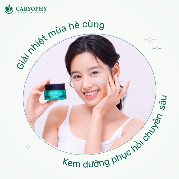 Kem dưỡng ẩm và phục hồi dành cho da nhạy cảm Caryophy Skin Repair 50ml