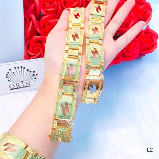  Lắc nam bản bự, vòng nam bền màu thiết kế cao cấp Orin VA2