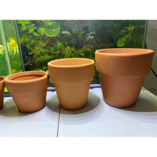 CHẬU ĐẤT NUNG TRỒNG CÂY CÓ KHOAN LỖ THOÁT NƯỚC SẴN