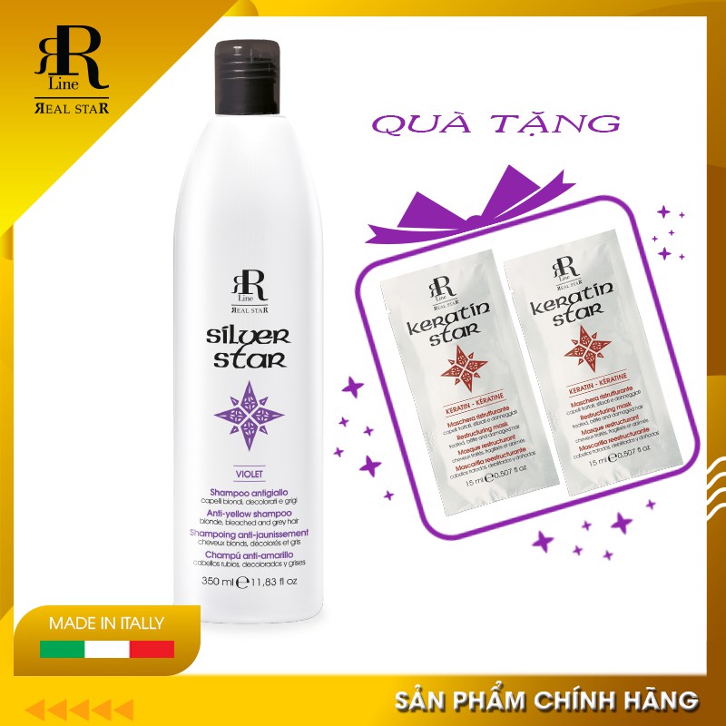 [Chính hãng] Dầu Gội Tím SILVER STAR Khử Vàng, Chăm Sóc Tóc Vàng Sáng 350ml/chai