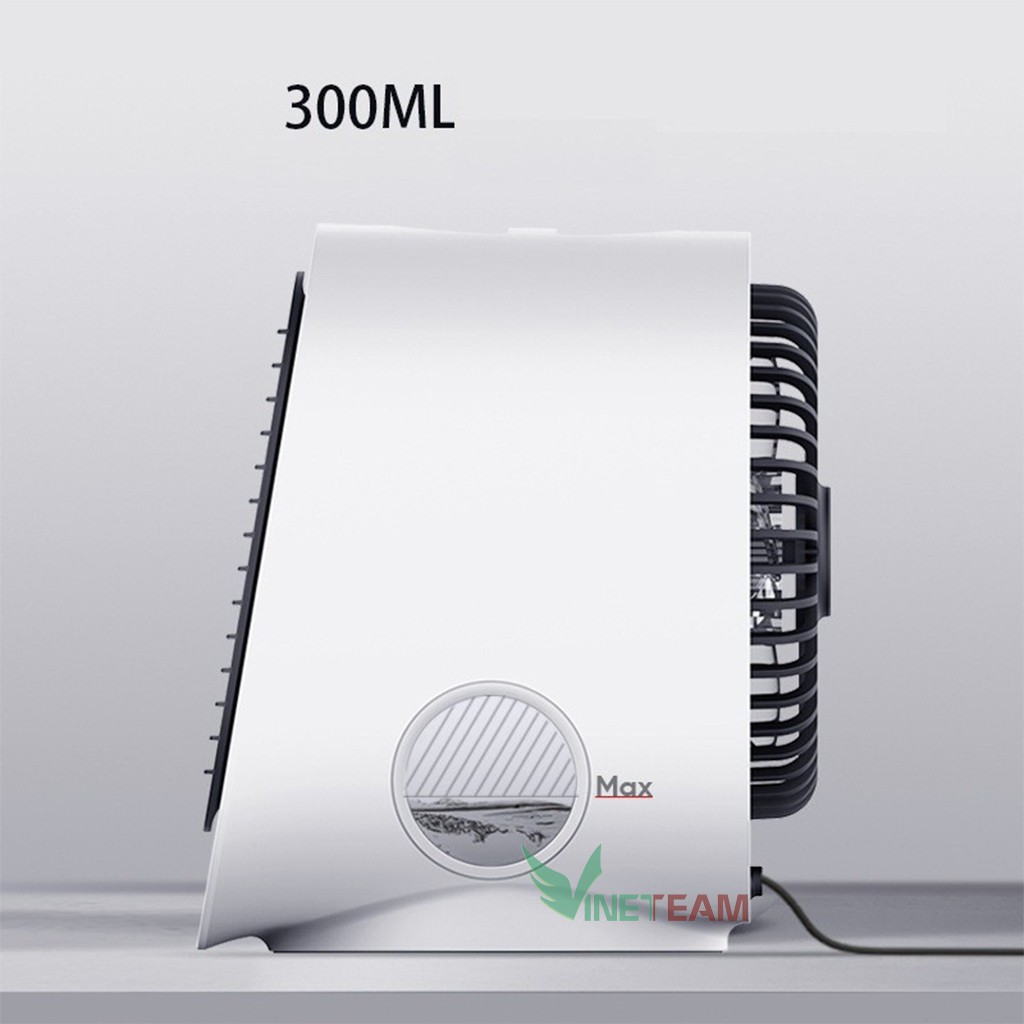 Quạt Điều Hòa Hơi Nước Mini - Điều Hòa Không Khí Để Bàn Làm Việc - Siêu Mát Có led Air Cooler -Mẫu mới nhất 2020 -dc4166