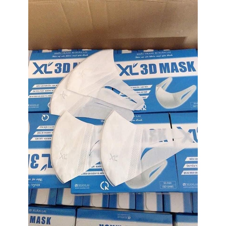 KHẨU TRANG 3D MASK XUÂN LAI ( HỘP 50 CÁI )