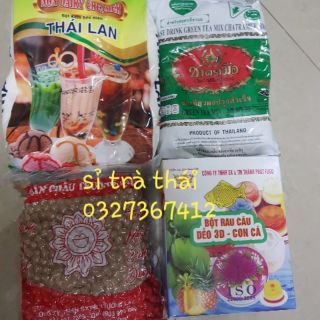 Combo nguyên liệu đầy đủ làm Trà Sữa Thái nấu khoảng 30- 40 lít trà