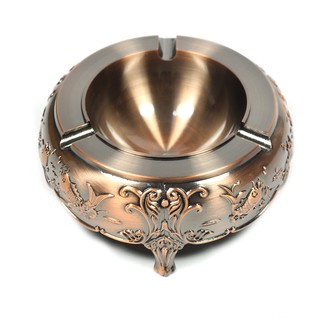 Gạt tàn thuốc lá mạ đồng hình cá chép giả cổ