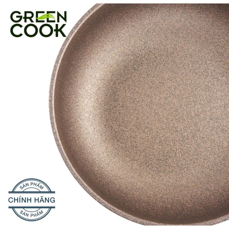 Chảo chống dính vân đá đáy từ sâu lòng Green Cook