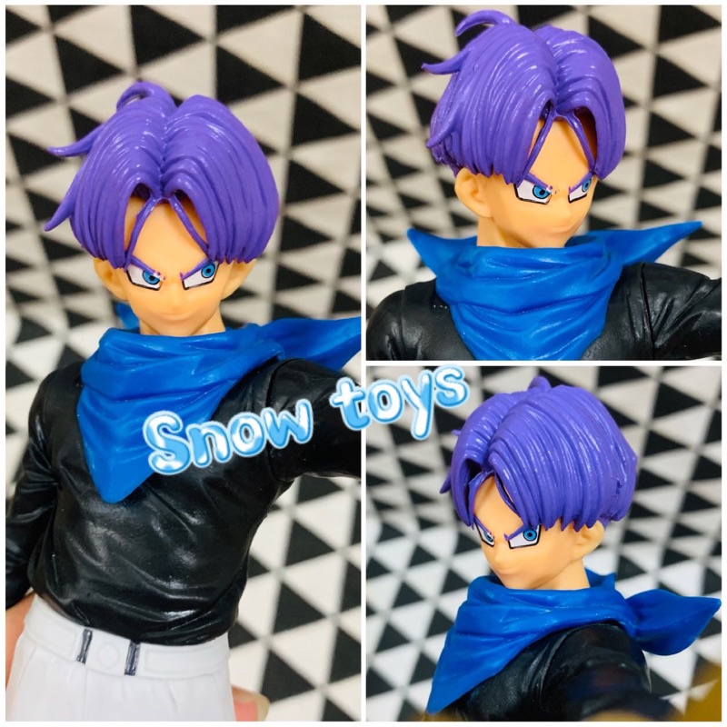 Mô hình Dragon Ball - mô hình nhân vật trunk 2 đầu, có thể đổi đầu cho nhau - Cao 19cm