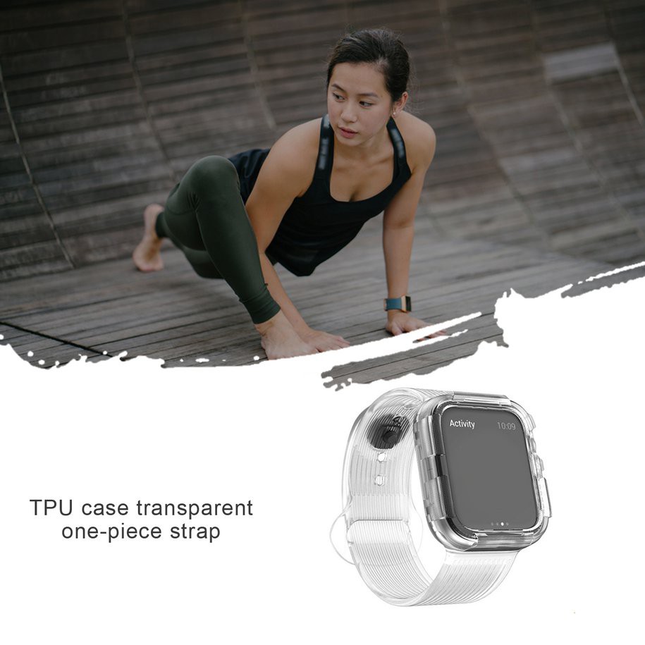 Dây Đeo Tpu Trong Suốt Cho Đồng Hồ Apple Watch