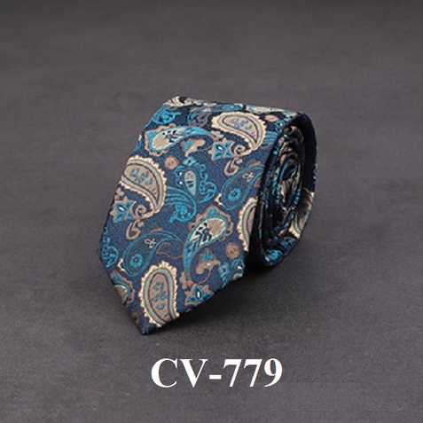 Cà vạt Nam tự thắt bản trung 7cm phong cách sang trọng, lịch sự phù hợp công sở, dự tiệc, đám cưới CV-779