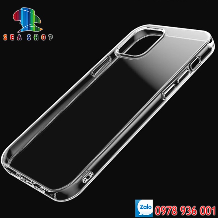 Ốp Lưng nhựa dẻo Silicon -Các Đời iPhone 5, 6, 7,8 Plus, X, XR, XS Max, 11 Pro, 12 Mini, 13 Pro Max - Trong suốt