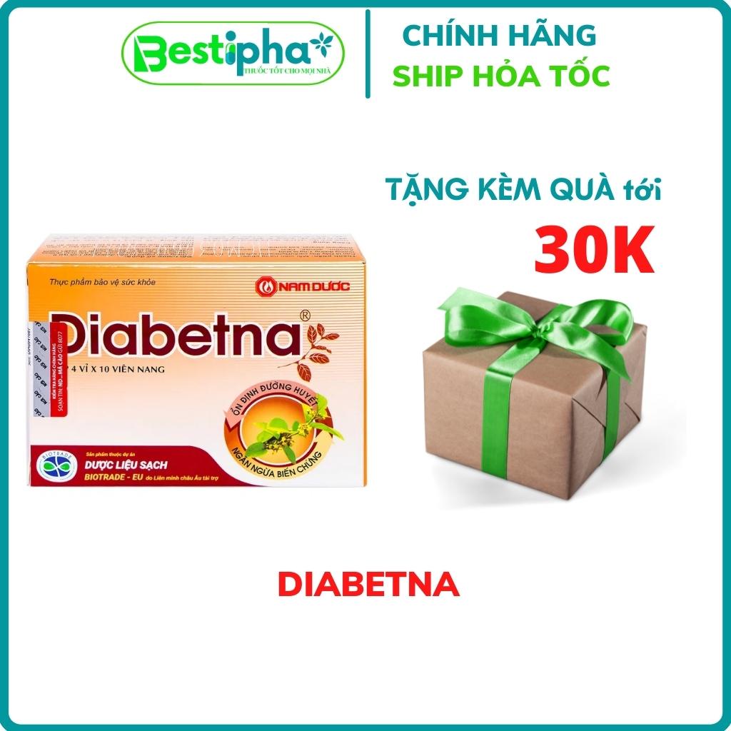 [GIÁ GỐC] Diabetna viên uống hạ đường huyết mỡ máu hộp 40 viên