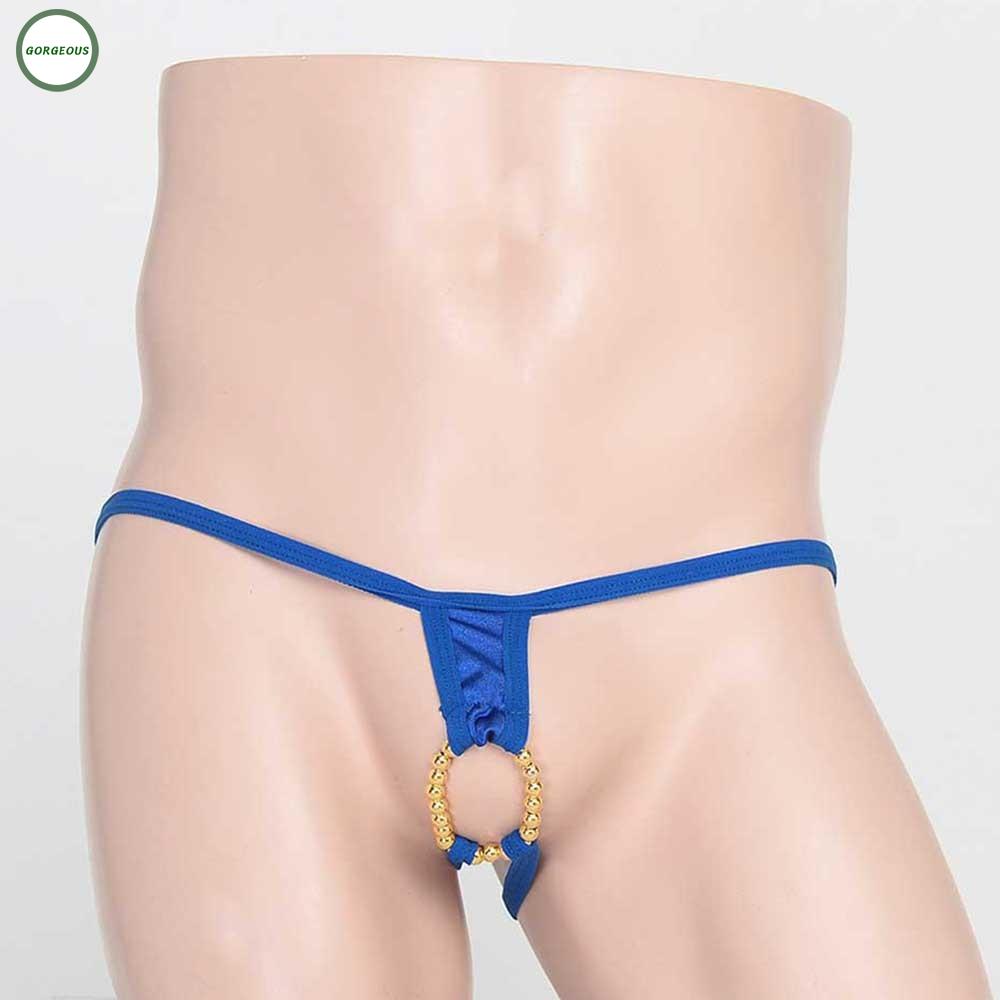 Men Sexy Low Rise Briefs Thong G-String T-Back High Stretch Lingerie Underwear