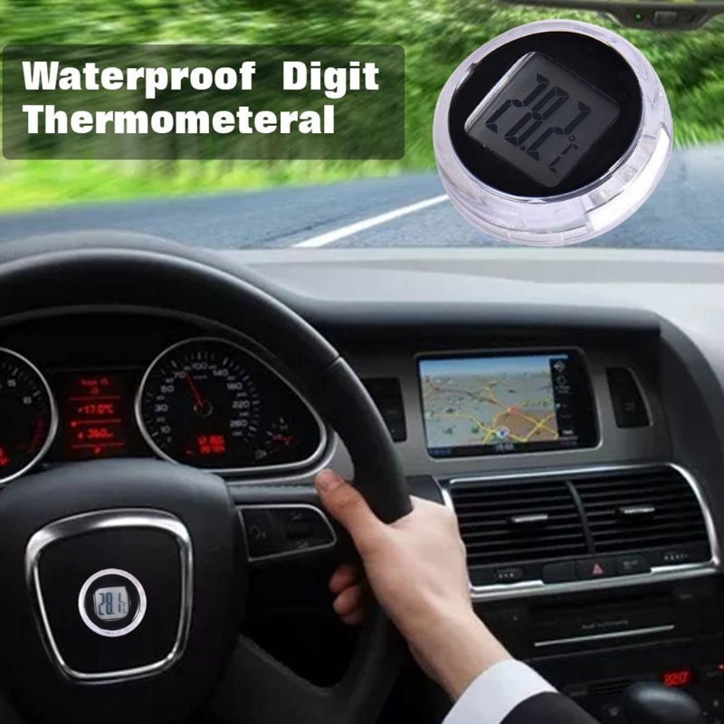 Đồng Hồ Đo Nhiệt Độ Gắn Tay Lái Xe Mô Tô