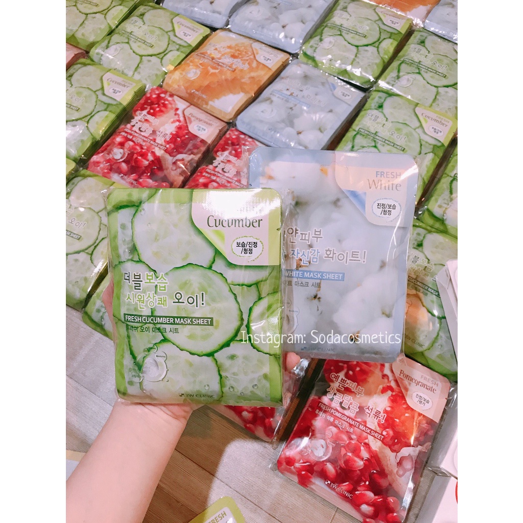 Mặt Nạ Dưỡng Da 3W Clinic Mask Sheet