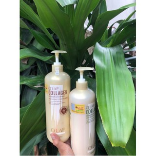 COMBO DẦU GỘI - XẢ OLAP COLLAGEN SIÊU MỀM MƯỢT