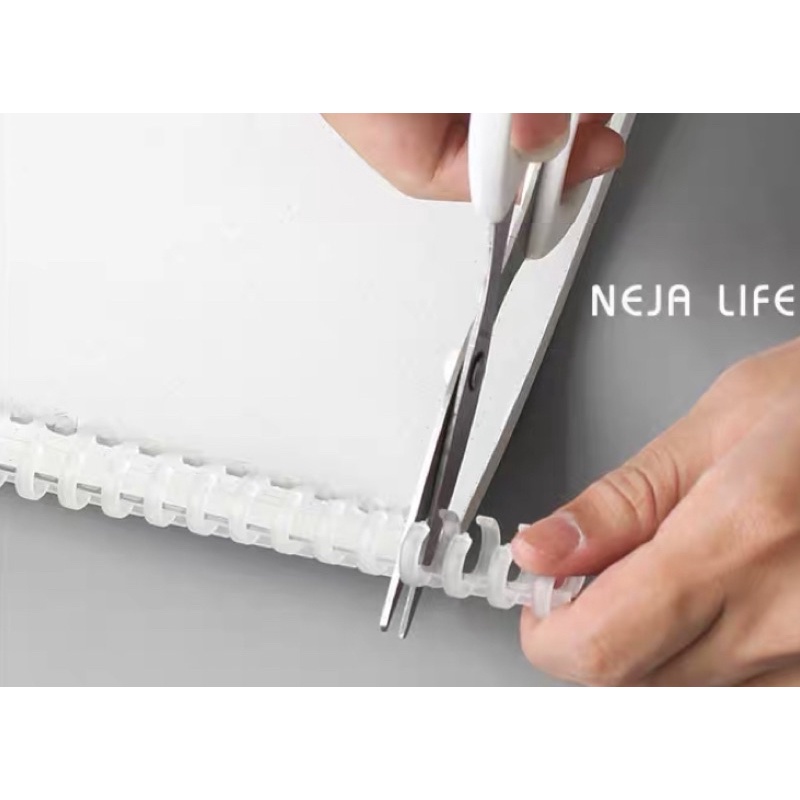 Combo 2 cai Binder thanh còng làm sổ Akai DIY đường kính 10mm 12mm bằng nhựa nhiều màu sắc