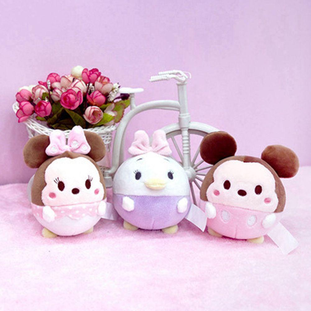 LANFY Móc Khóa Hình Chuột Mickey Nhồi Bông Hoạt Hình Đáng Yêu