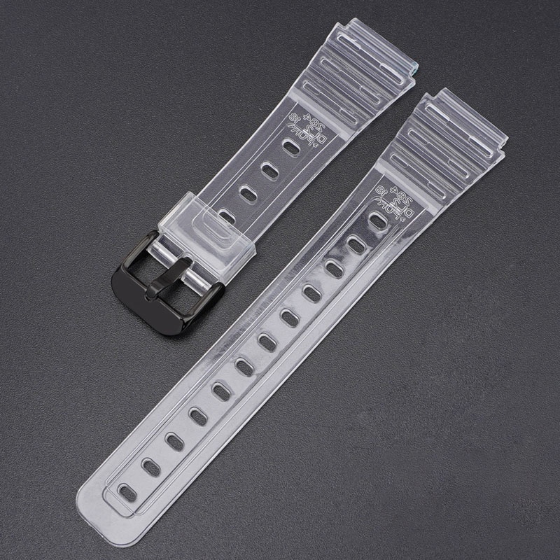 Dây TPU 18mm Chuyên Dụng Dành Cho Đồng Hồ Casio F91W / F84 / F105 / 108 / A158 / 168 / AE1200 / 1300