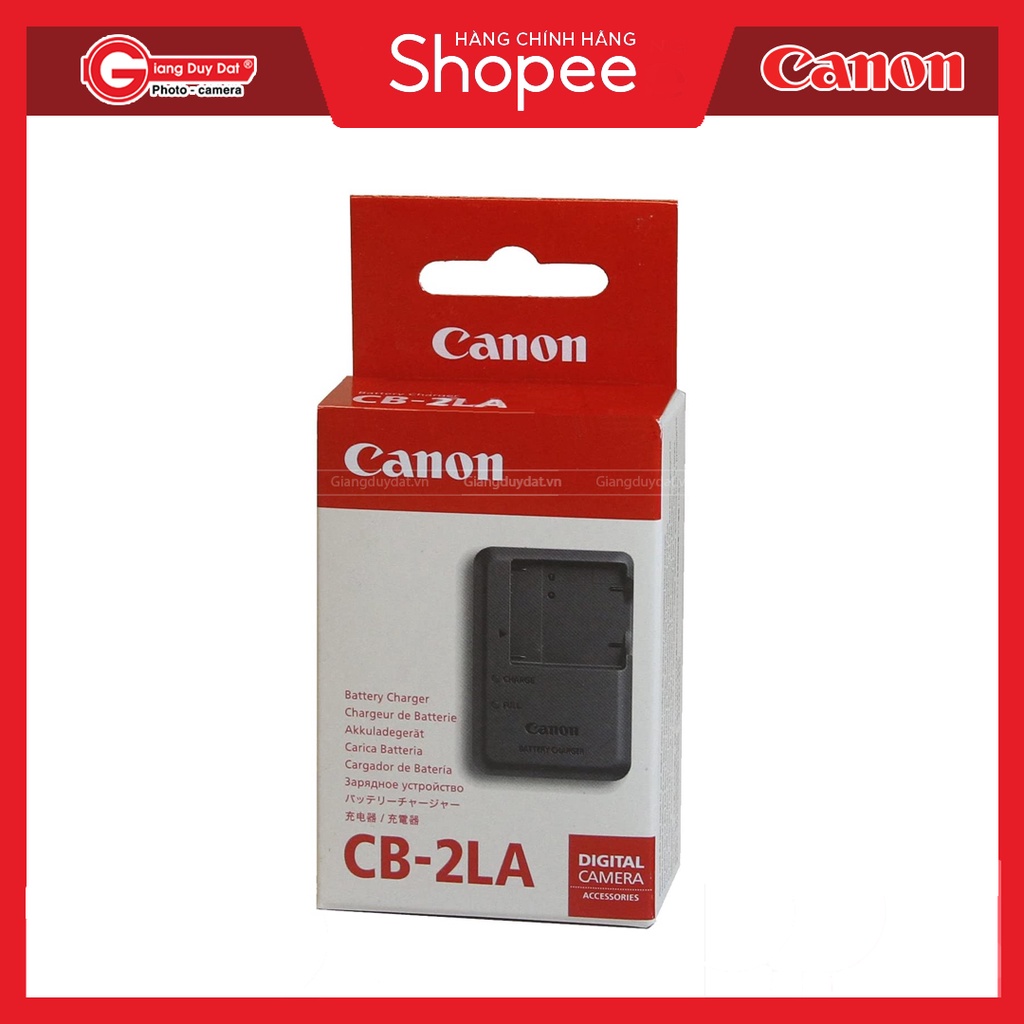 Sạc Máy Ảnh Canon CB-2LA - Chính Hãng