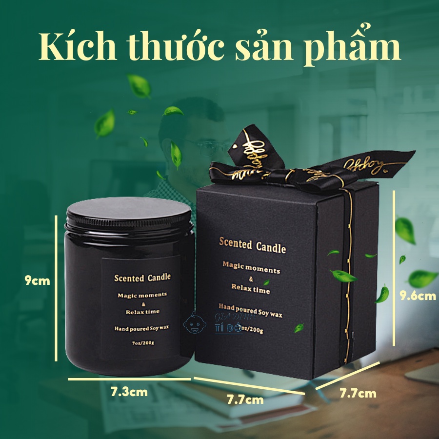 Nến Thơm Tinh Dầu Cao Cấp Không Khói An Toàn Candle Cup