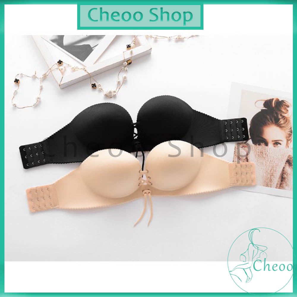 Áo Lót Đúc Không Dây Dây Rút Bàn Tay Nâng Ngực Cao Cấp Al28 (loại 1 Tag vàng) Cheoo Shop
