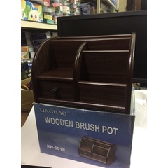 Hộp bút đa năng /Khay đựng mỹ phẩm bằng gỗ - ống đựng bút - văn phòng phẩm - HOKAMI STORE