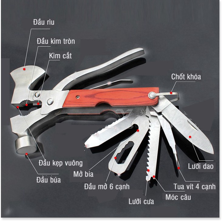 Dụng cụ cứu hộ đa năng dành cho xe hơi