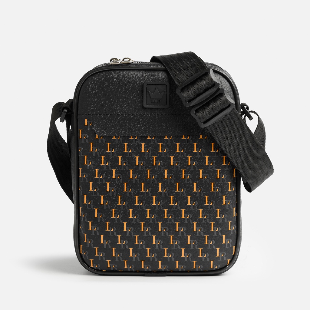 Túi đeo chéo da polyurethane cao cấp Leroy Elegance Crossover Bag - Fit được các loại thiết bị điện tử tới 8inch