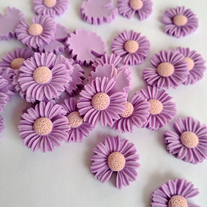 Set 10 phụ kiện trang trí xe hơi hình hoa hướng dương xinh xắn