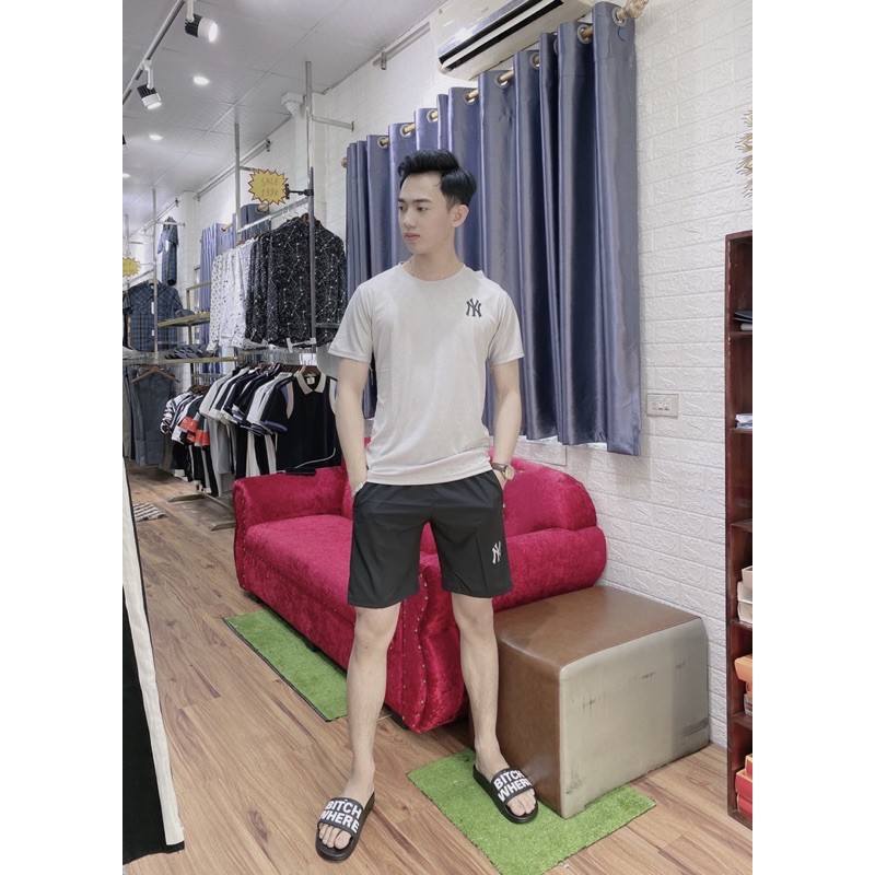 Bộ quần áo thể thao nam . Bộ thể thao nam cộc tay 04 | BigBuy360 - bigbuy360.vn
