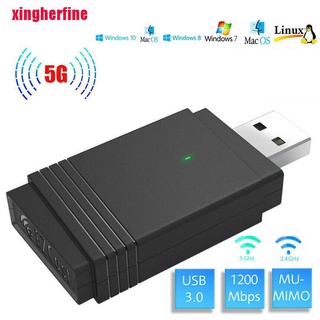 Usb Wifi Xingherfine 1200mbps Usb 3.0 5g / 2.4g Bluetooth 5.0 Xgf