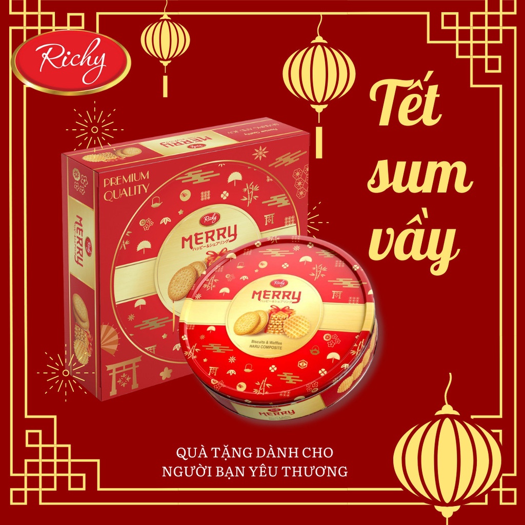 Bánh Richy Merry Nhật thập cẩm 333g