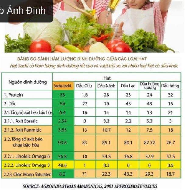 TINH DẦU SACHI CHO TRẺ EM ĂN DẶM