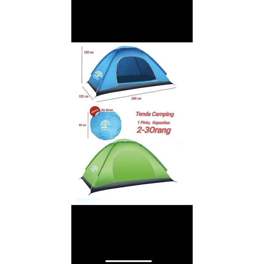 TENDA Lều Cắm Trại Mở Tự Động Gấp Gọn Tiện Lợi Cho 1-2 Người