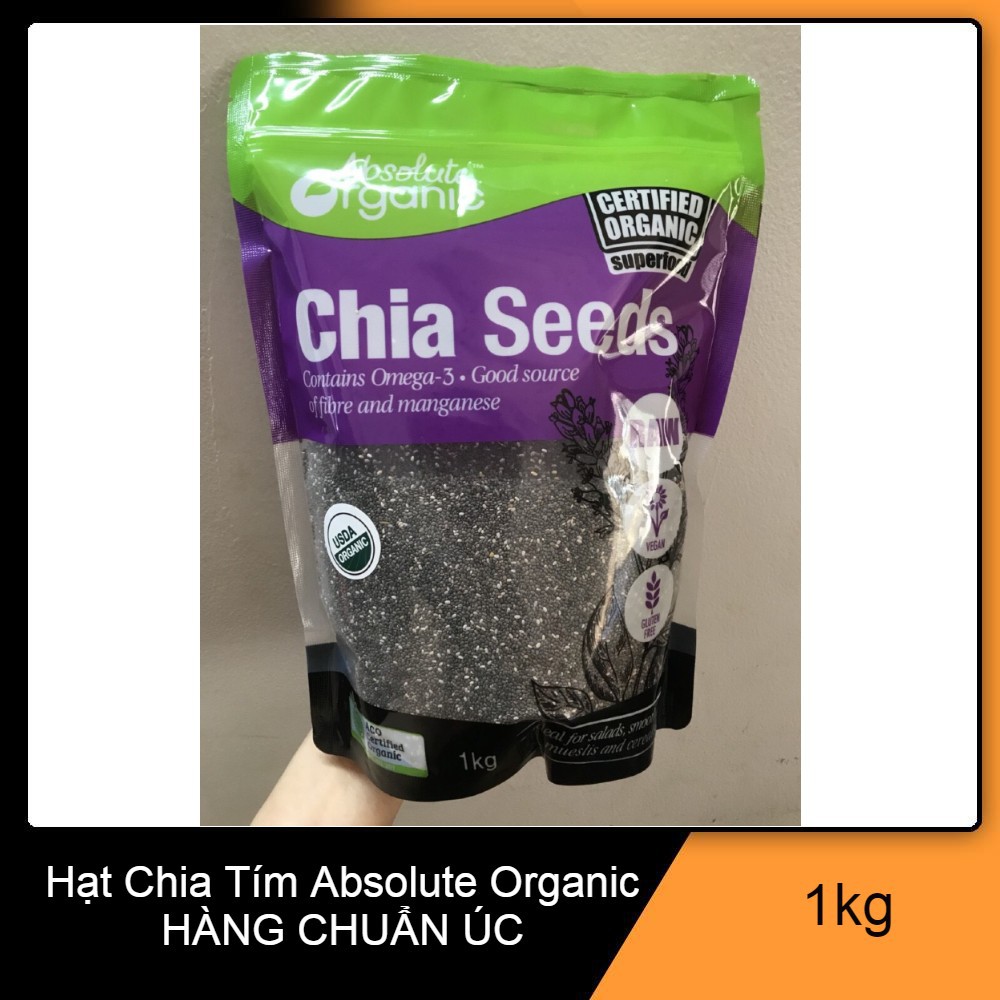 Hạt chia úc tím nhập khẩu - Khối lương 1 kg