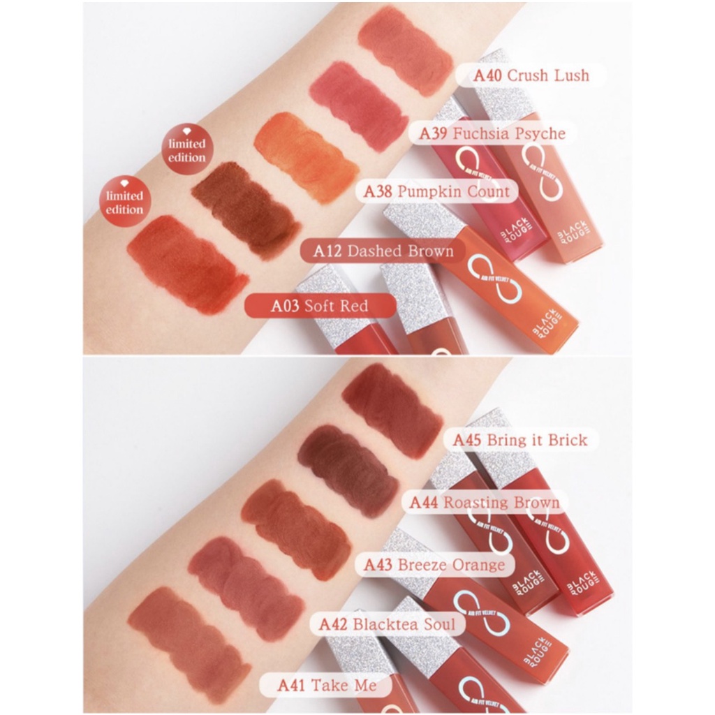 Son Kem Lì B.Rouge Dòng A Ver 8 (A38-&gt;A45) Hàn Quốc