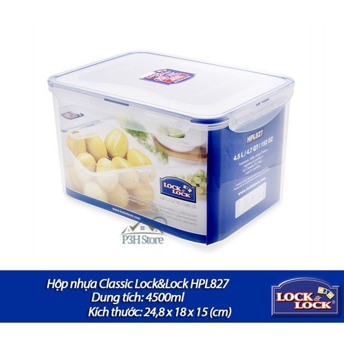 Hộp nhựa Lock&lock Classic 4.5L HPL827