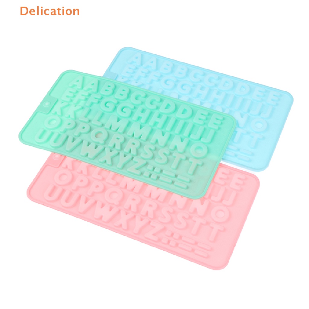 Khuôn Silicone Tạo Hình Làm Bánh Kẹo Hình 26 Chữ Cái Và Số 3D DIY