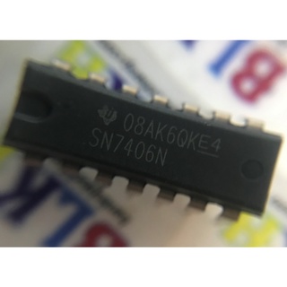 Ic logic sn7406n dip-14 chính hãng ti