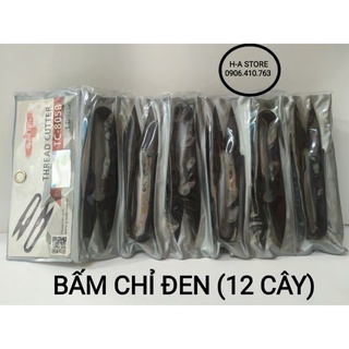 Kéo bấm chỉ / kéo cắt chỉ 3 màu / đen / đỏ