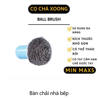 Cọ Xoong Nồi - Dụng Cụ Chà Rửa Xoong, Chảo, Vệ Sinh Nhà Bếp Có Tay Cầm Tiện Lợi 8301 [MINMAXS]