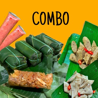 Combo 1 ( 5 tré + 5 chả heo + 5 chả bò + 2 nem)