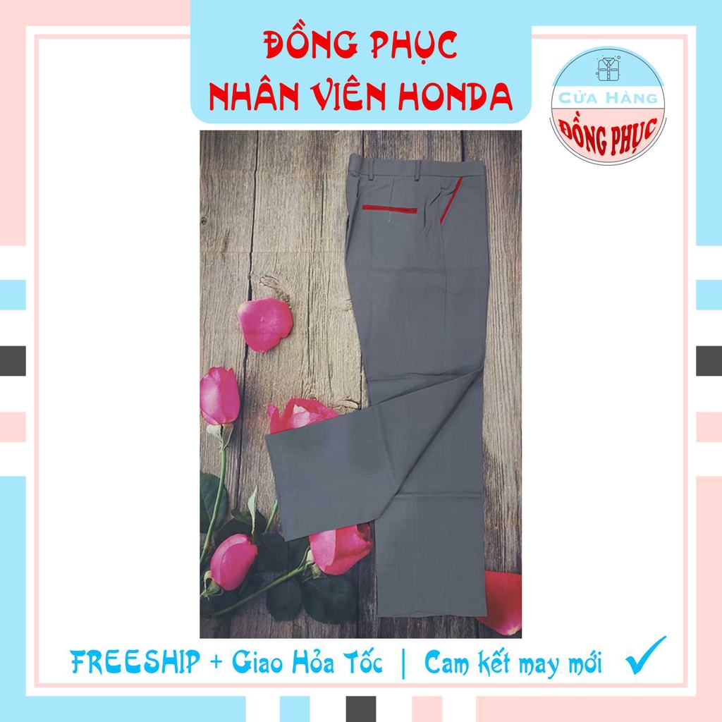 ĐỒNG PHỤC NHÂN VIÊN BÁN HÀNG HONDA NAM NỮ, ĐẦM NỮ-ÁO SƠ MI HONDA, MẪU ĐÚNG CHUẨN CỦA HEAD, Gía sỉ
