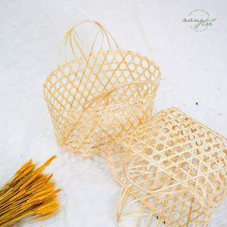 GIỎ TRE ĐAN SIZE LỚN - THÂN THIỆN MÔI TRƯỜNG