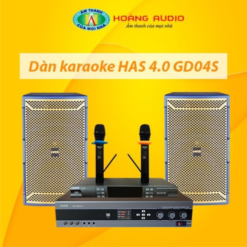 Bộ dàn karaoke gia đình HAS 4.0 GD04S