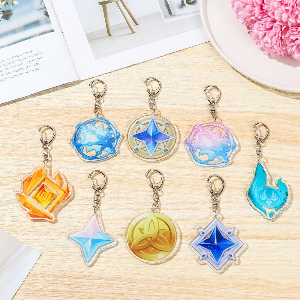 Móc Khóa Hình Quạt Phong Cách Anime Vui Nhộn Thời Trang Giá Đỡ