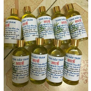 (Sỉ 20 chai ) Tinh dầu tràm Huế nguyên chất 100ml -50nl - chai tròn (Gía khuyến mãi)