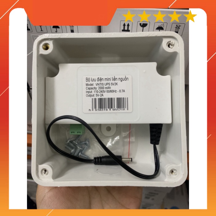 UPS Mini Lưu Điện VNTIS Chuyên Dụng Cho Camera Giám Sát 5V-2A